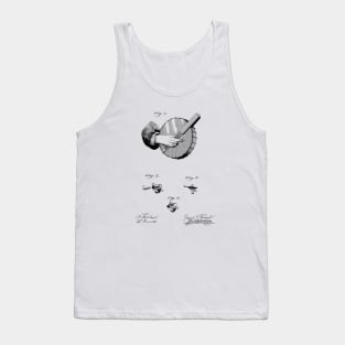 Banjo Thimble Vintage Patent Hand Drawing Tank Top